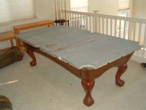 Proper pool table moving process in Lakeland Florida